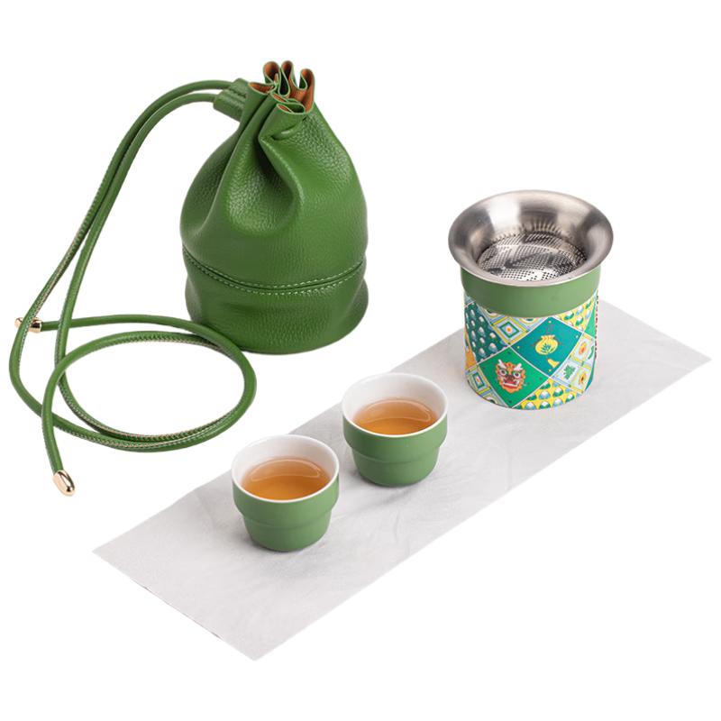

Portable Ceramic Travel Tea Set