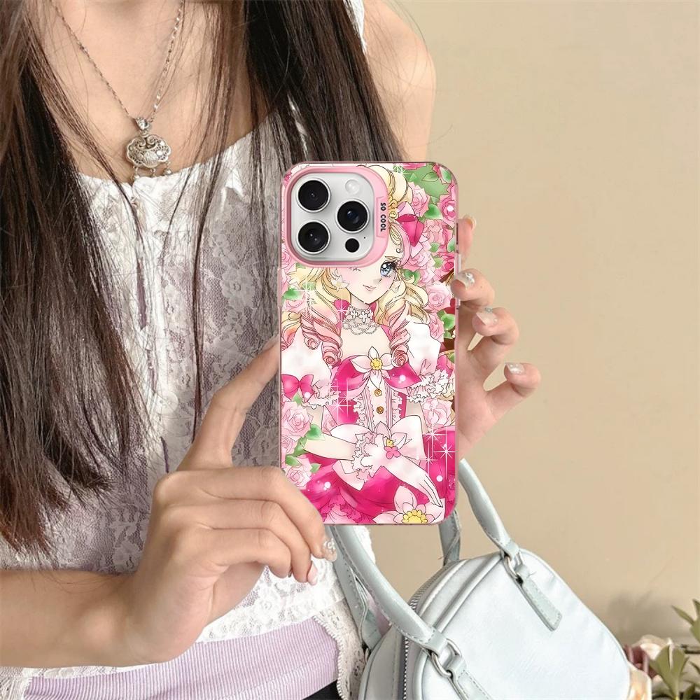The Rose Of Versailles Phone Case For iPhone 16 15 14 13 12 11 Pro Max X XR XSMAX 8 7 Plus Matte Shockproof Back Cover