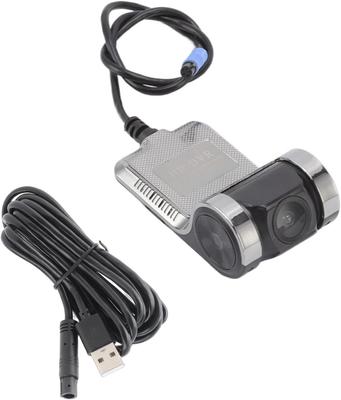 1080P Dual USB Car DVR with Loop Recording, Motion Detection, ADAS Warning