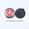 4PCS 75mm Car Wheel Center Hub Caps Cover for Mercedes Benz B/C/E/S Class A Class C200L GLC GLK CLA Accessories AE1 QQ28