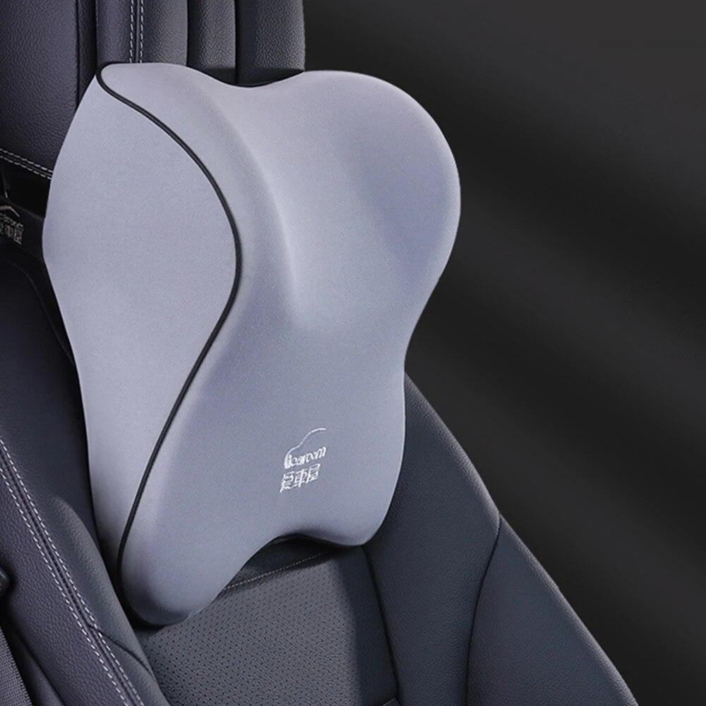 Car Seat Headrest Pillow Neck Lumbar Support Pillow For Car Travel Pillow Soft Seat Back Support Waist Pillow Car
