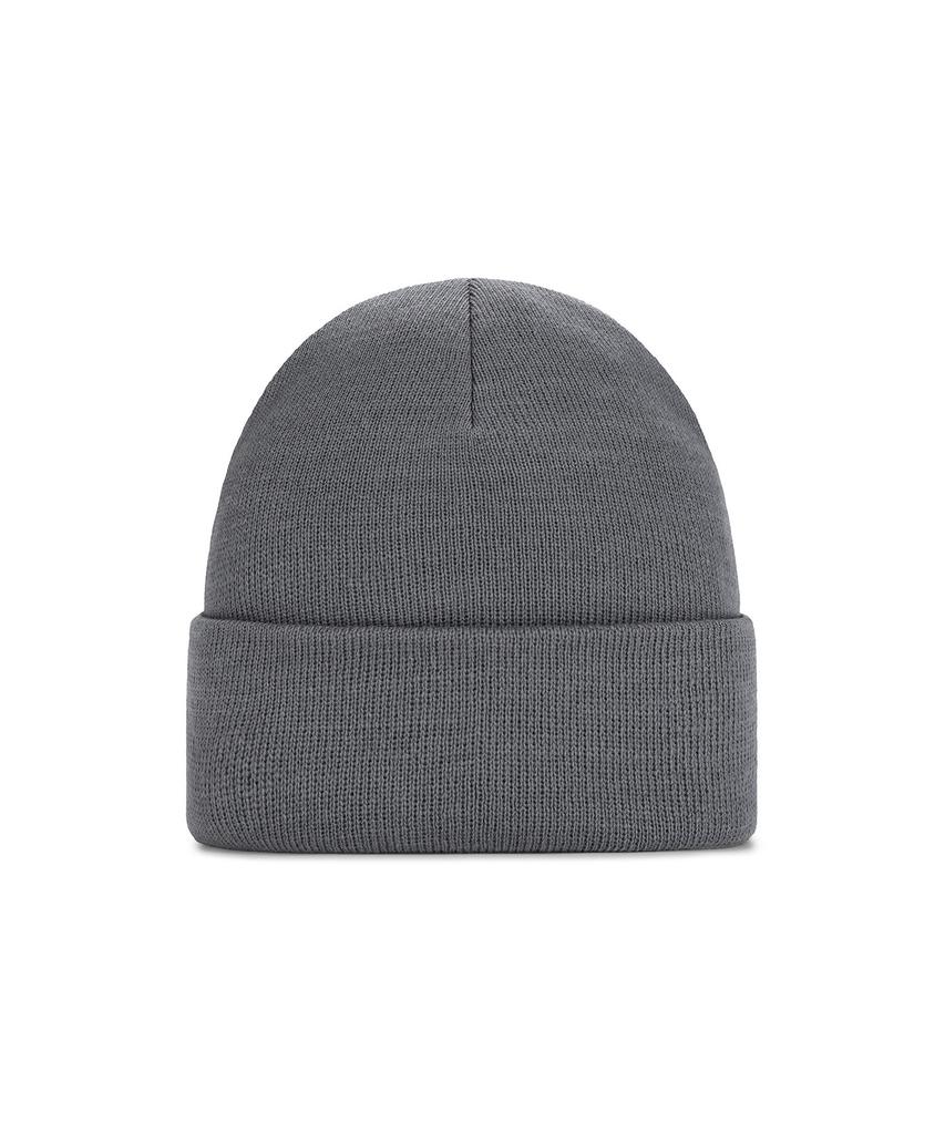 Bajal Chain Logo Natural Beanie Gray