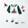 Conjunto Navideño Estampado a Juego para Familia de Manga Larga Traje Padre-hijo Ropa de Casa Otoño