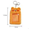 Cartoon Cute Plush Photocard Holder Photo Sleeves Portable Case ID Card Cover for Birthday