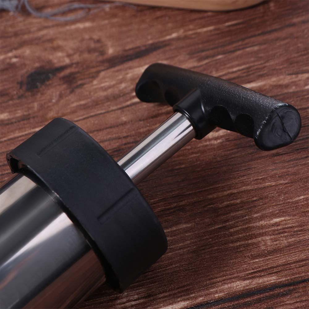 Stainless Steel Sausage Maker Widened Tube Sausage Stuffer Homemade Sausage Filler Kitchen