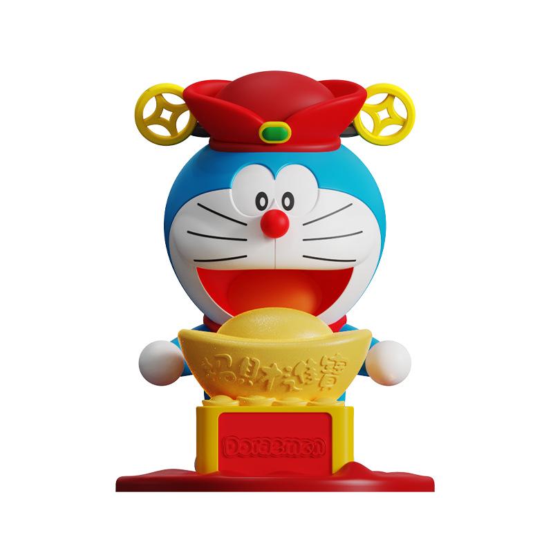 

Doraemon Year of the Horse Lamp: Creative Large Doll Figure for Wealth and Prosperity – Perfect New Year Desktop or Bedside Gift