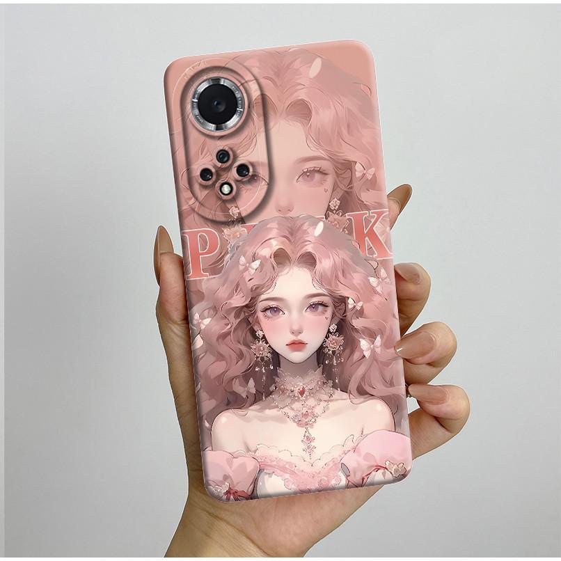 For Huawei Nova 9 Case Aesthetic Butterfly Flowers Soft Silicone Shockproof Phone Cover For Honor 50 Camera Protective Casing