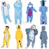Stylish Animal Flannel Onesie Pajamas For Kids Soft Sleepwear Perfect For Home Lounging