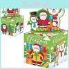 Green Penguin Snowman Christmas Party Centerpiece Coin Box For Holiday Gatherings
