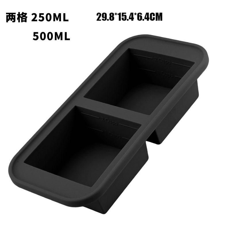 2/4/6/10 Grid Silicone Freezer Tray Ice Cube Mold with Lid Baking Mold Food Freezing Container Sauce Box Manufacturer Dropship