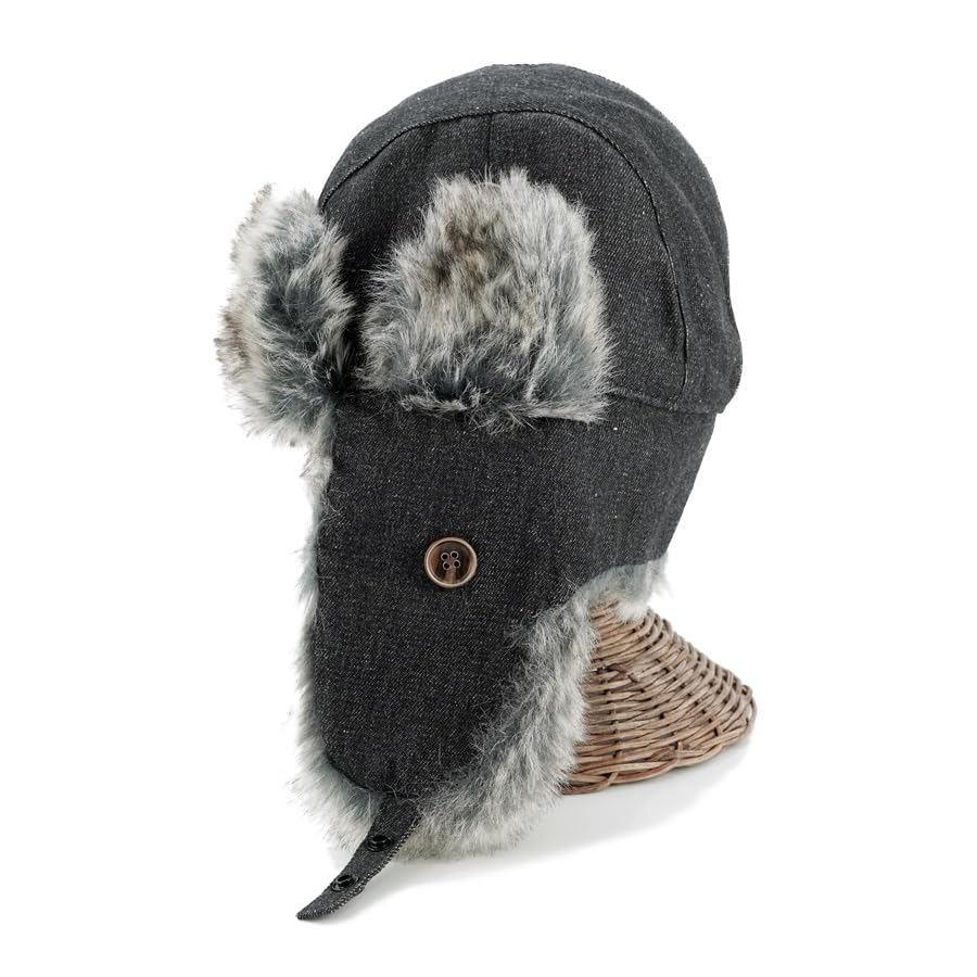 DENIM FLIGHT Flight Cap [polcadot] CAP/Denim