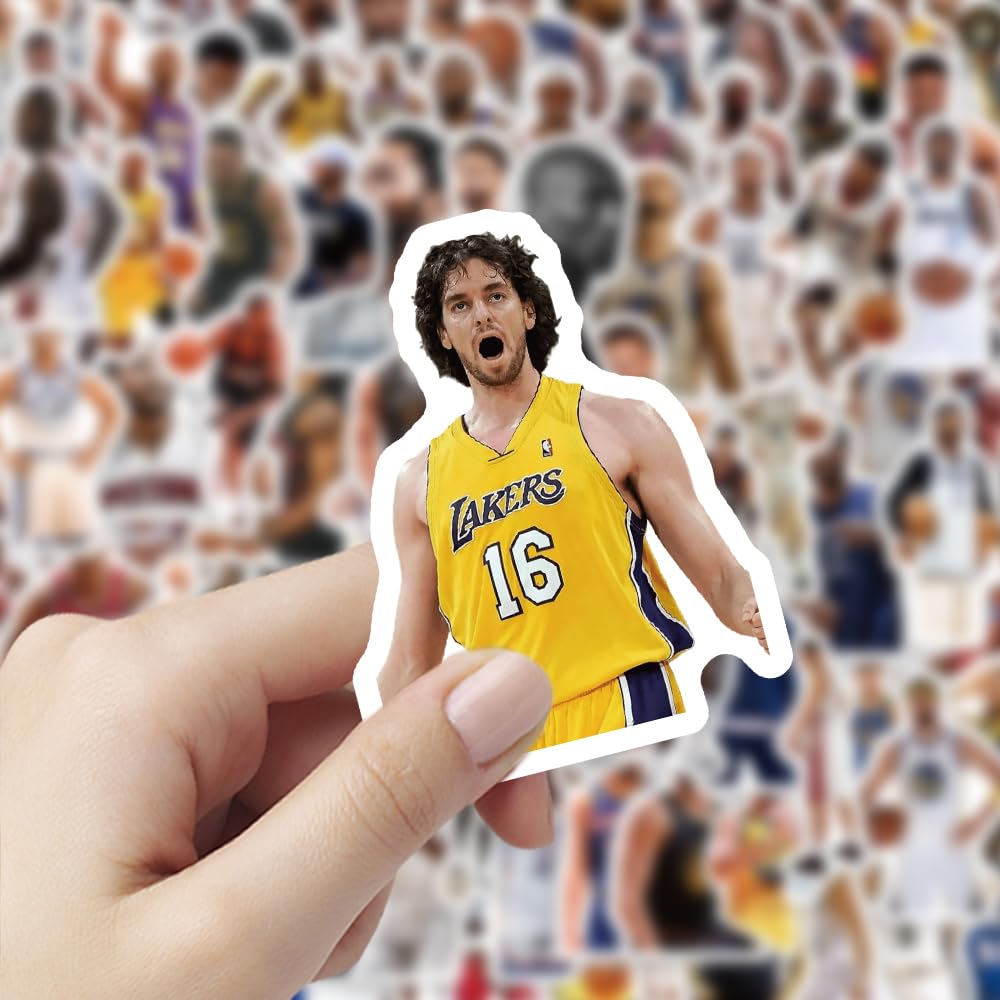 CheeseCat NBA Basketball Player Anime Waterproof Decorative for and PCs Stickers, Stickers, Multicolor, 103-Piece Set, Planners, Cars, Motorcycles,