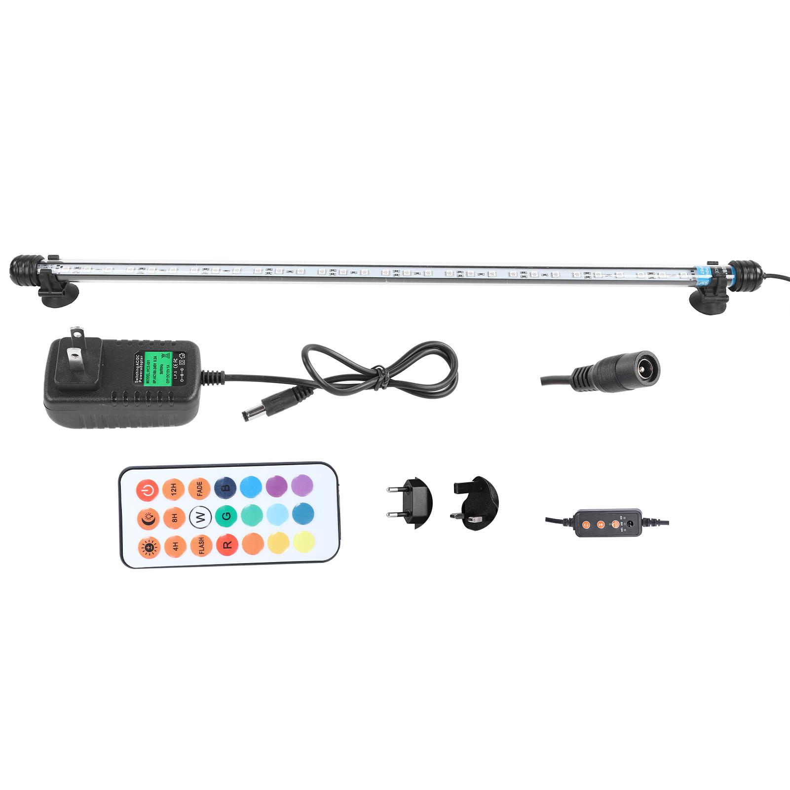 

Акриловое 30-светодиодное освещение аквариума IP68 Водонепроницаемый светильник для аквариума с дистанционным управлением