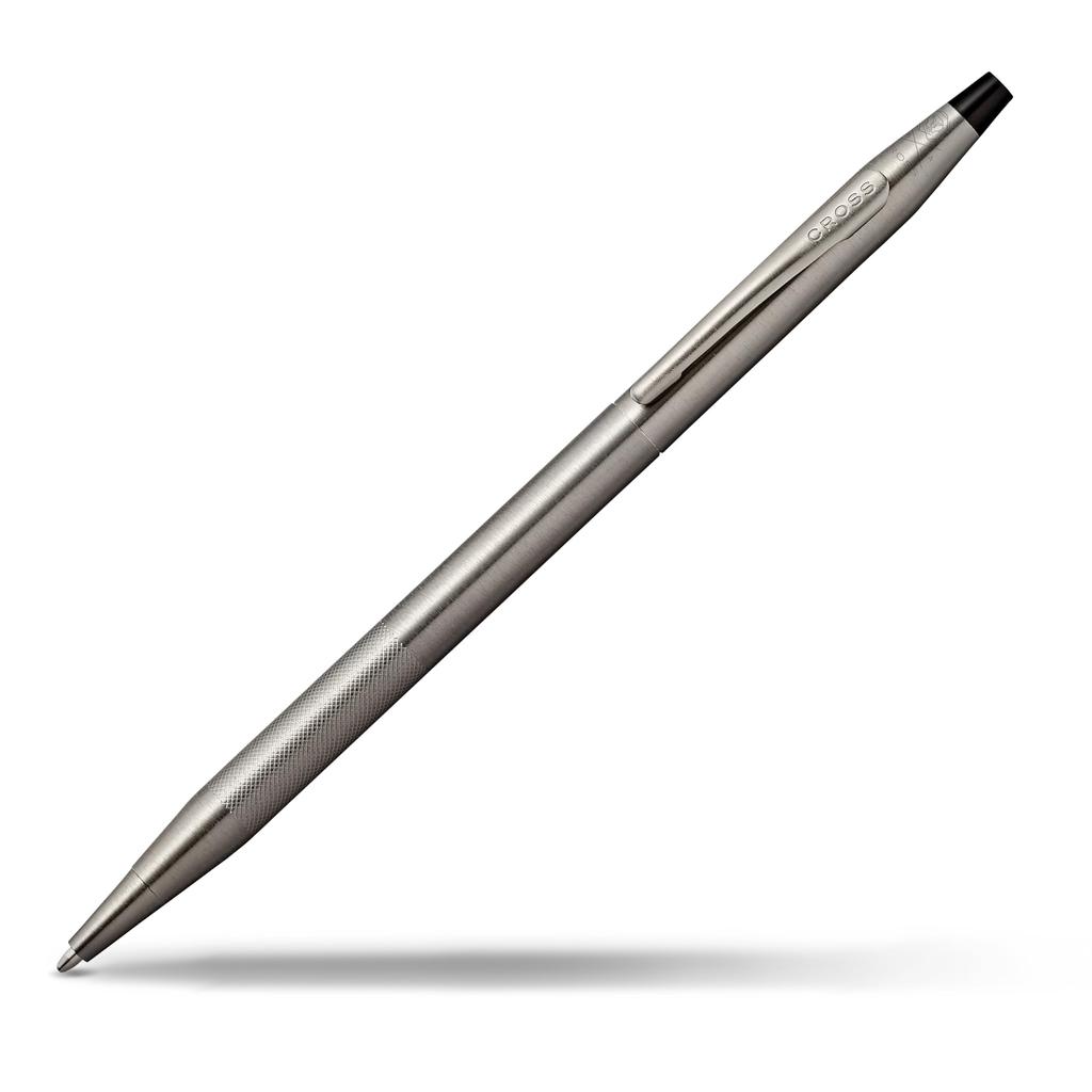 Cross Classic Century Titanium Gray Premium Gift Boxed Ballpoint Medium Perfect Gift for or Other Special Occasions Oil-Based Pen, Nib, Father's Day,