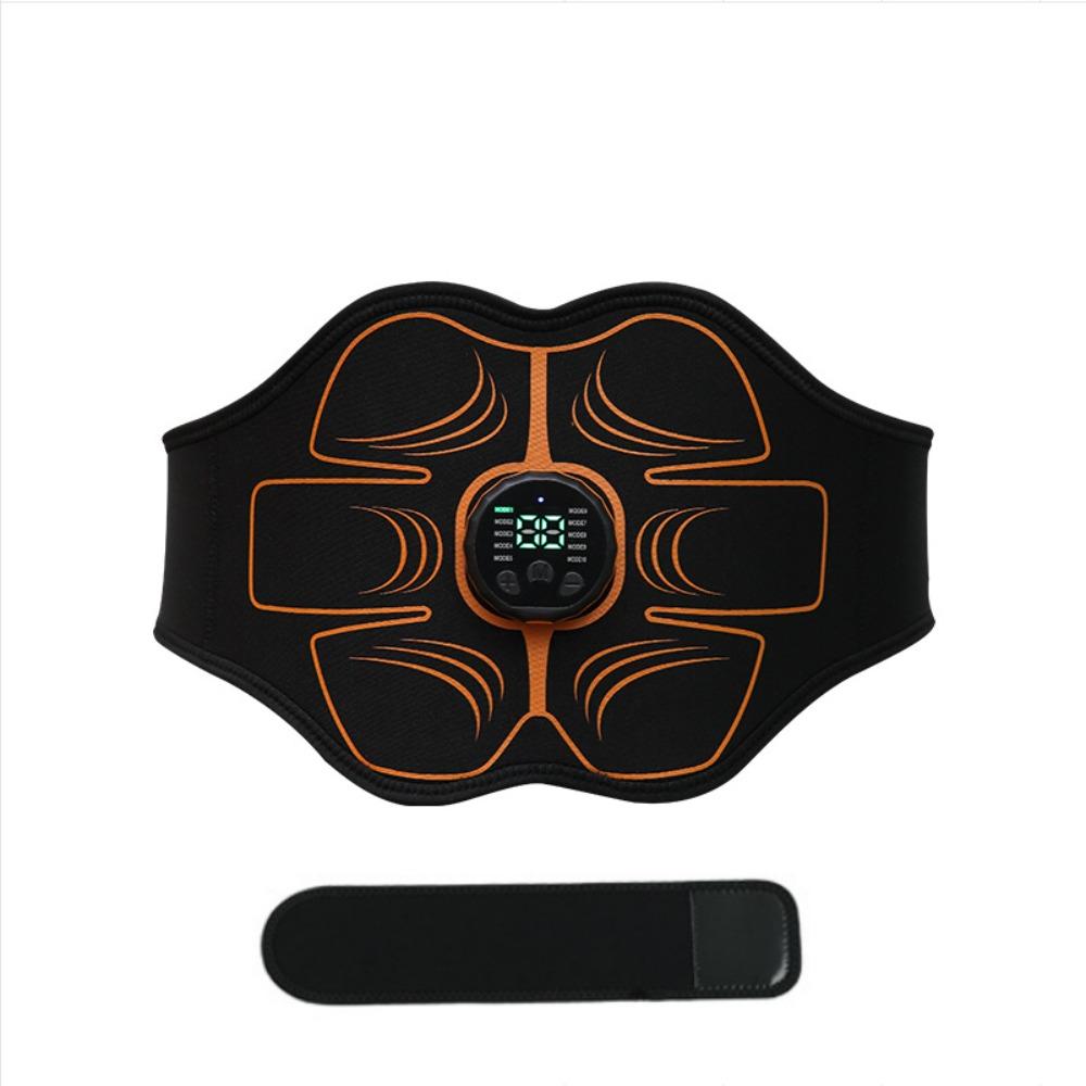 Entraîneur d'abdominaux portable Stimulateur musculaire électrique EMS Ceinture sculptante Ceinture abdominale Amincissement du corps