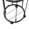 3 Layer Ball Storage Rack Large Capacity Easy Assembly Vertical Ball Holder Cage with Wheels for
