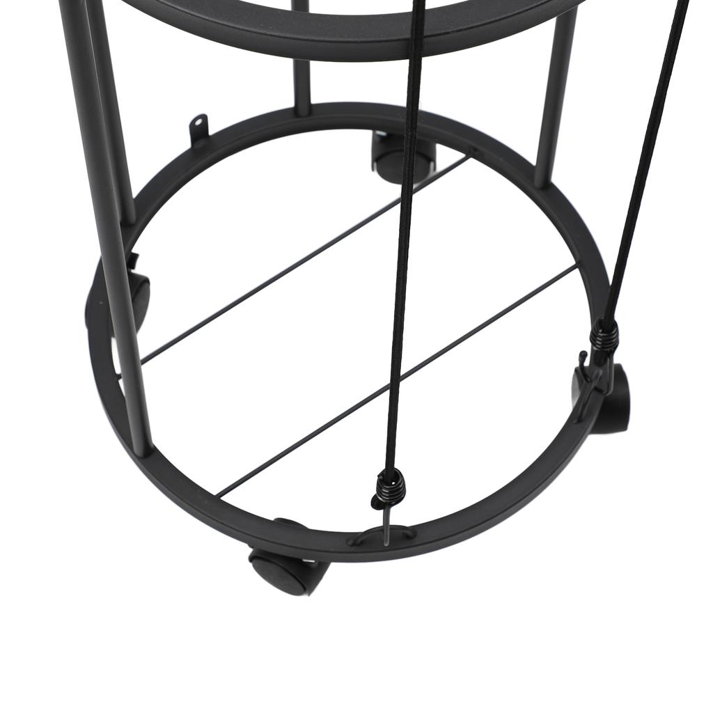 3 Layer Ball Storage Rack Large Capacity Easy Assembly Vertical Ball Holder Cage with Wheels for