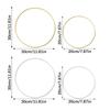 10Pcs Metal Dream Catcher Hoops Dream Catcher Craft Rings for Handmade Craft Wreath Making Project Wedding Decoration