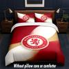 Set Biancheria da Letto Design Middlesbrough FC 1 Copripiumino + 2 Federe Morbido Traspirante Biancheria da Letto per la Casa