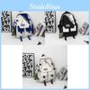 Fashionable Men's Work Casual Backpack High School College Travel Bag Blue+green Dinosaur
