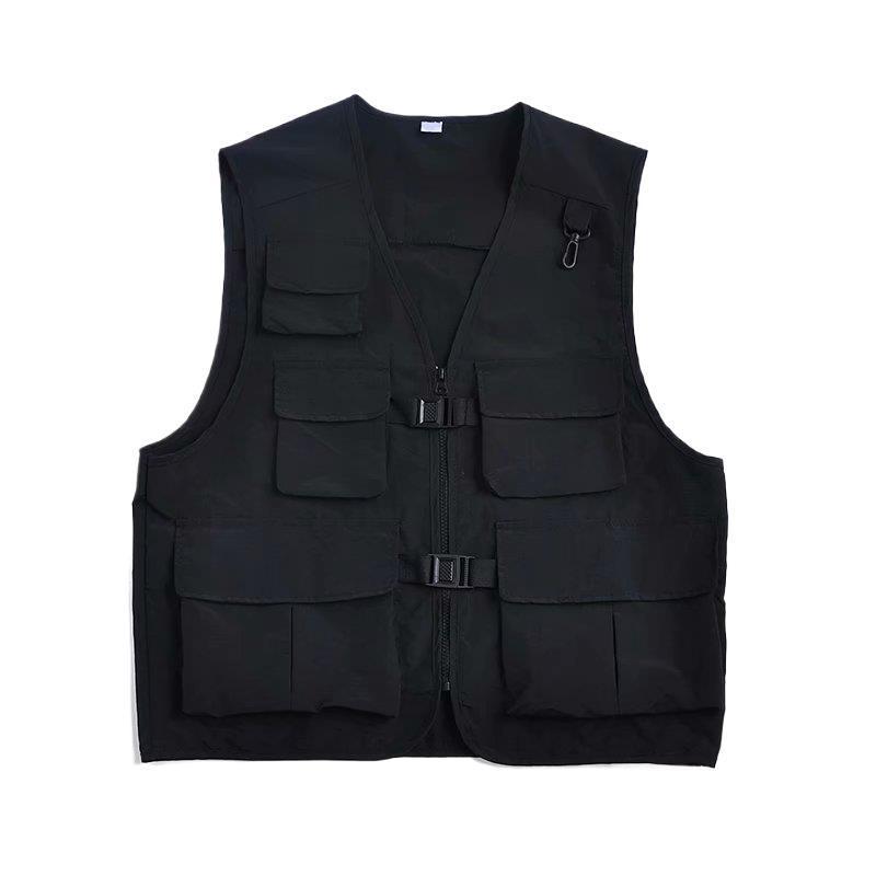 2023 Autumn Unisex Tactical Vest - Chinese Trend, Hip Hop High Street Sleeveless Jacket