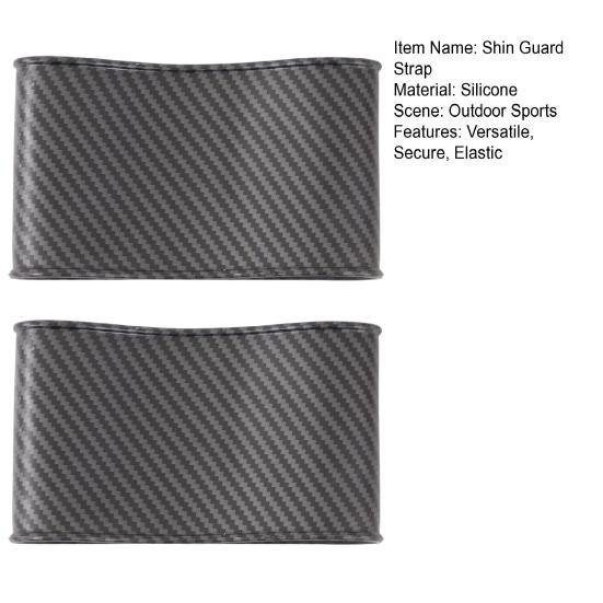 1 pár silikonových chráničů holení pro muže Ženy Mládež Fotbal Rugby Kopací míč Běh Chrániče holeně Měkké elastické pásky na fotbalové nohy