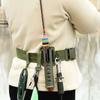 Belt Rod Holder Portable Waist Belt Fishing Rod Holder Poles Inserter Fishing Rod Fishing Rod Inserting Device Outdoors