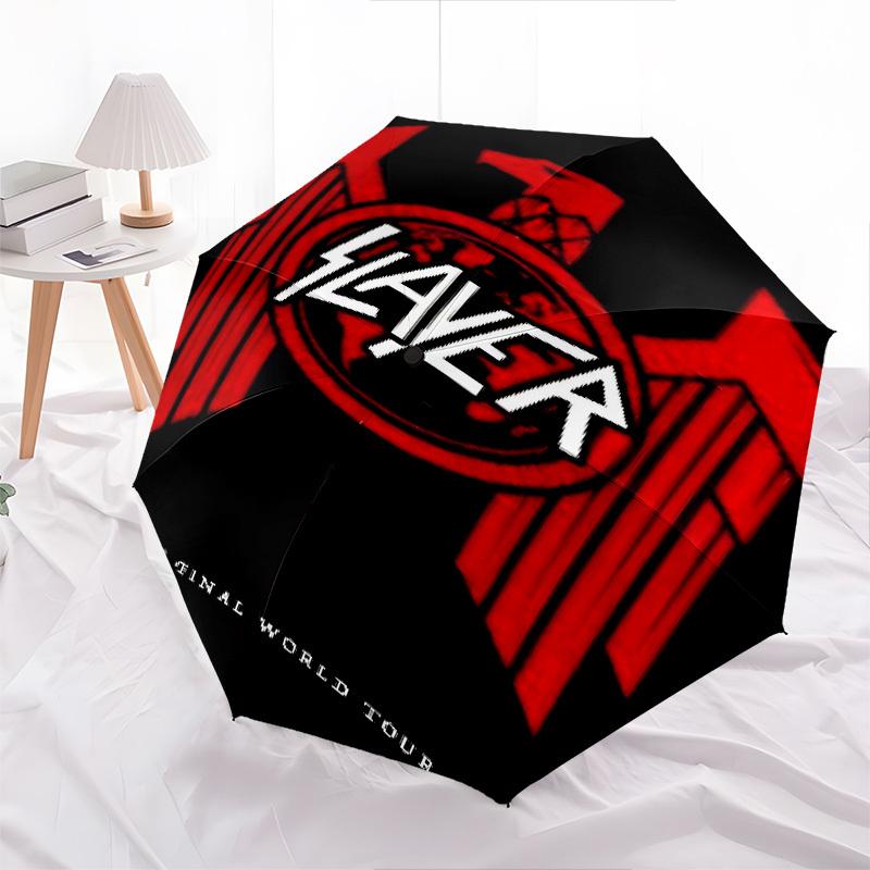 1pc SLAYER THE FINAL WORLD TOUR Automatic Open/Close Umbrella with 8-Rib Windproof Canopy10144