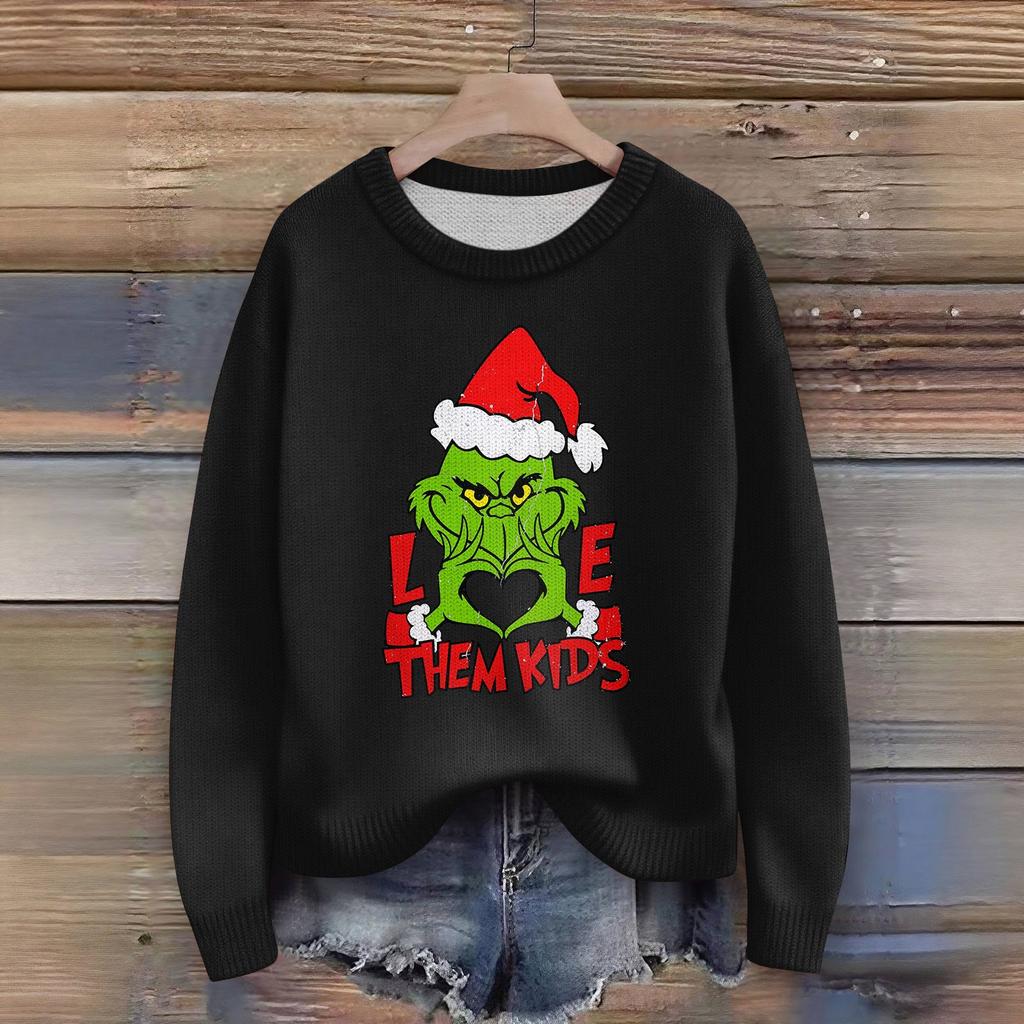 Women's Fashion Casual Long Sleeve Neck Sweater Pullover Top