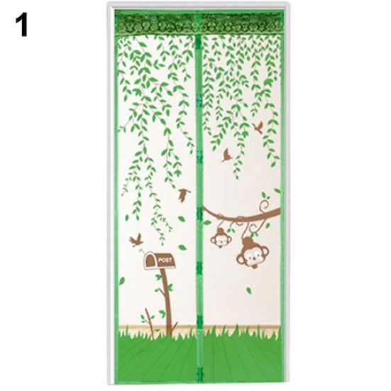 Home Decor Hands-Free Magnetic Soft Door Durable Fly Screen Anti Mosquito Bug Mesh Curtain