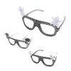 Fun Halloween Glasses Frame for Children and Adults Pumpkin, Witch Hat, Cool Flame Party Favors and Decorations Glasses