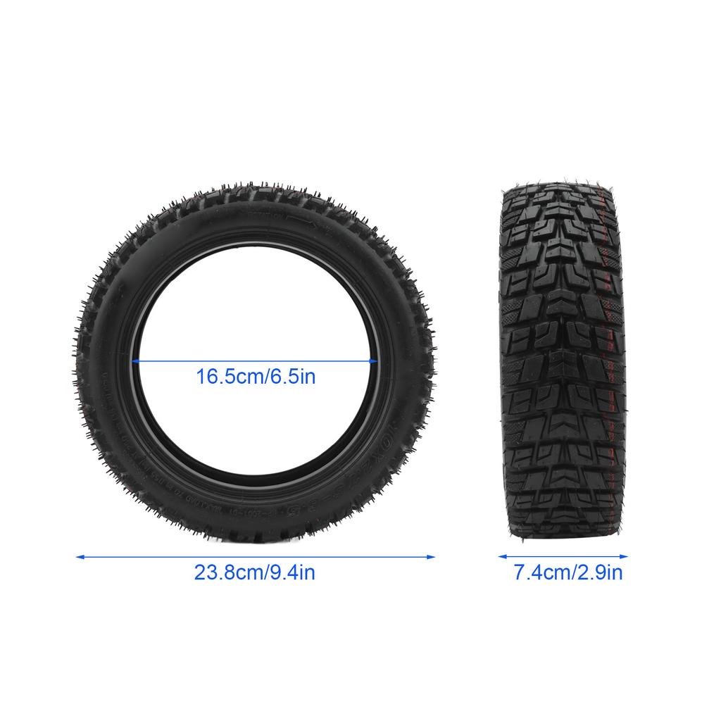 10 Inch Electric Scooter Tire 10x2.75‑6.5 Tubeless Tire Explosion Proof Anti Skid Strong Shock Absorption for Safe Riding