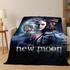 Twilight Saga Edward Bella Flannel Blanket Soft Warm Blanket Throw Blanket for Bedroom Living Room Bed Travel Picnic Gift Kid