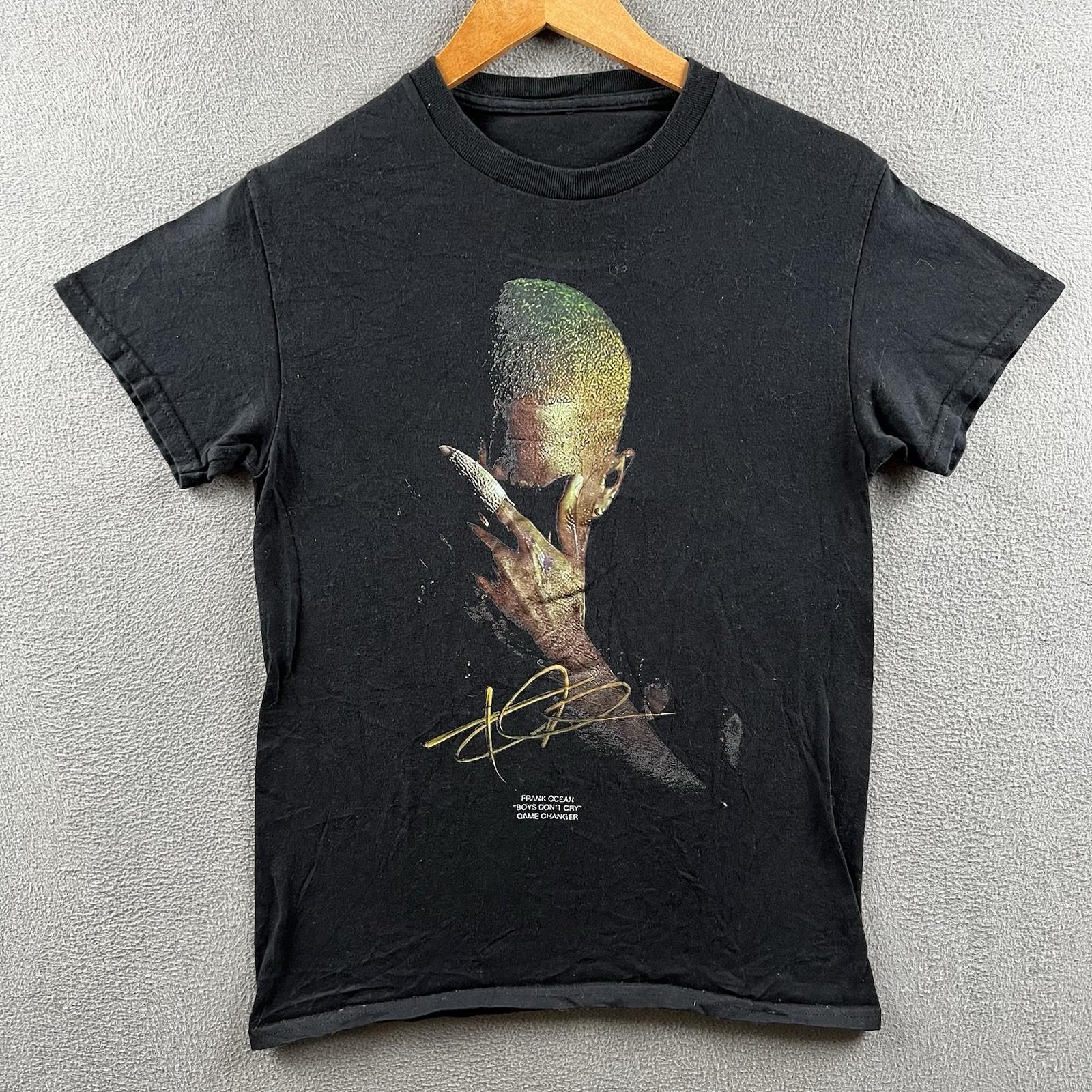 Frank Ocean Shirt Adult Small Black Blonde Album Promo Boys Don’t Cry Blonded Unisex T-Shirt XXL