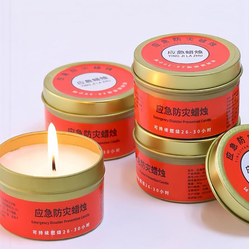 Outdoor Windproof Candles 30 Hour Light Long Lasting Survival Candle Safe Emergency Disaster Candles Drop-proof For Home Camping
