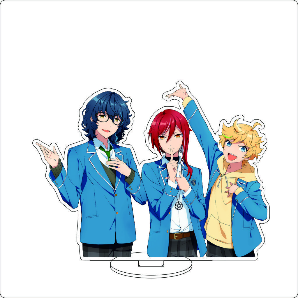 16CM Anime Ensemble Stars Acrylic Stand Ornaments Hidaka Hokuto Tenshouin Eichi Hibiki Wataru Figure Stand Halloween Gifts