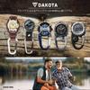 Dakota Clipe de Gaiola Digital Mosquetão Micro Lâmpada Relógio Lanterna LED Proteção do Mostrador Presente Outdoor Pesca Caça Acampamento Relógio com Clipe Relógio de Bolso