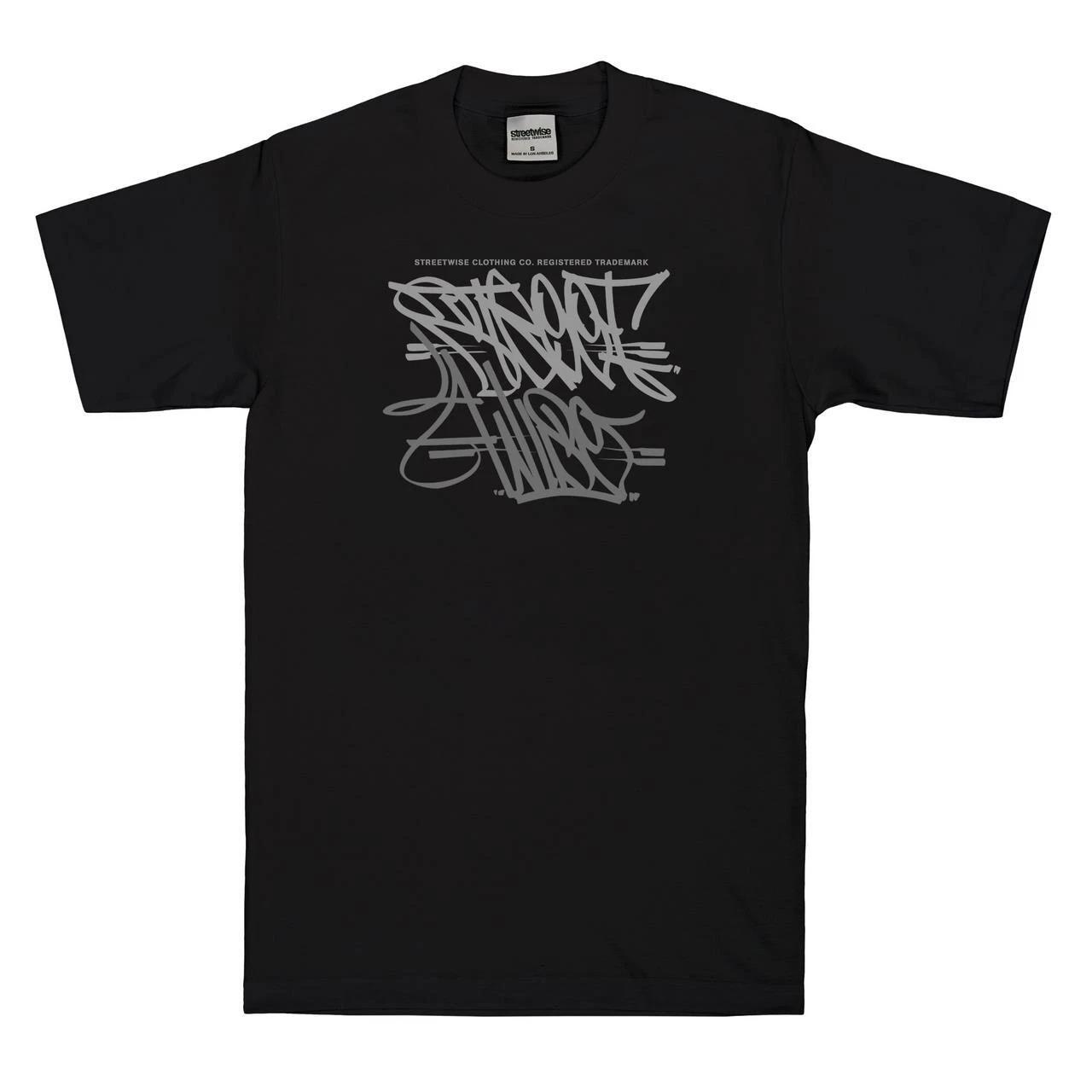 

Streetwise Clothing Футболка Street Flow Черная - Граффити Западного побережья Стритвир S