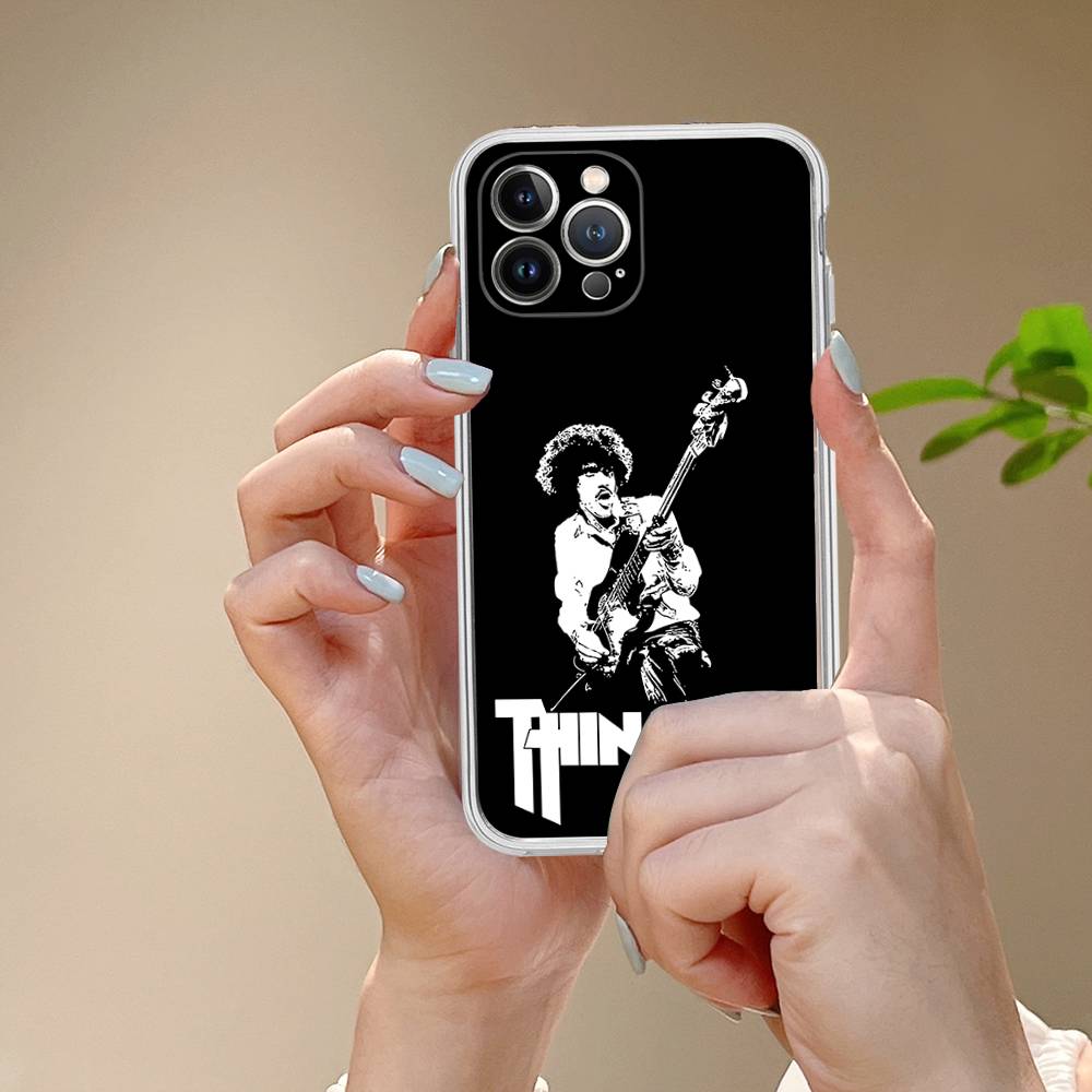 Rock Band T-Thin LizzyS Fit For IPhone 16 15 Promax Phone Case IPhone 14 11 12 High End 13 Pro Silicone