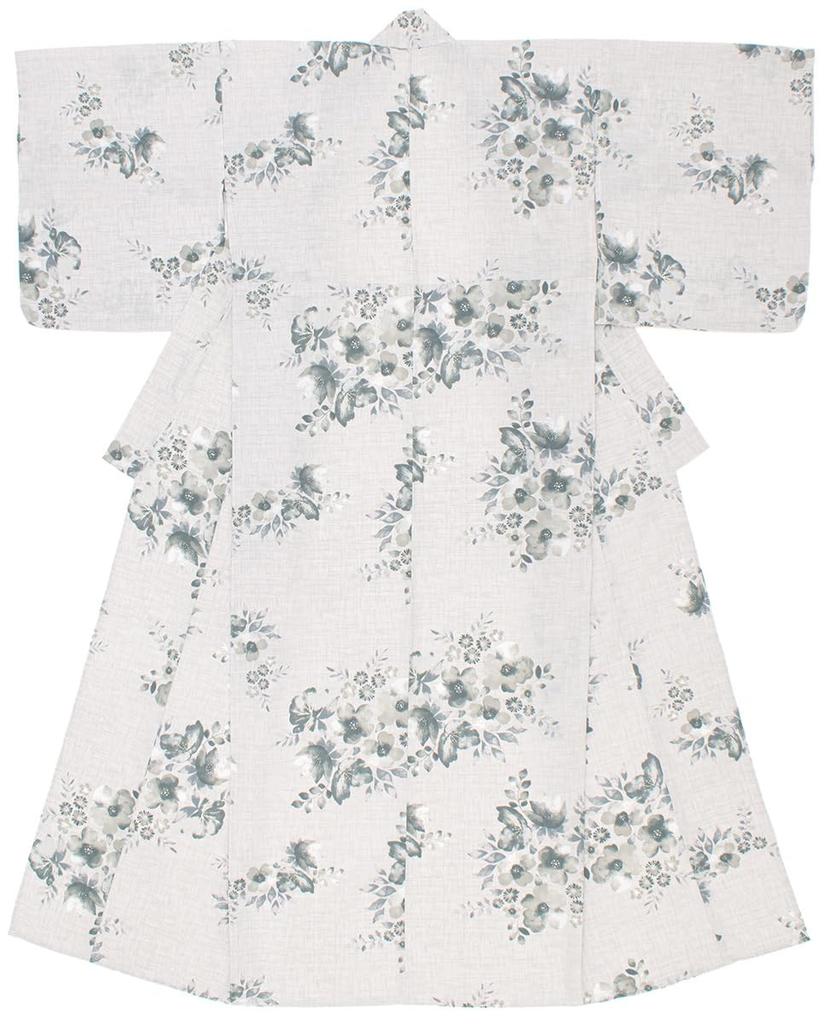 SOUBIEN Yukata Set Heko and Free Gray and Women's 3-Piece (Yukata, Obi, Geta) Size, Bordeaux, Ykt10089-obs00330