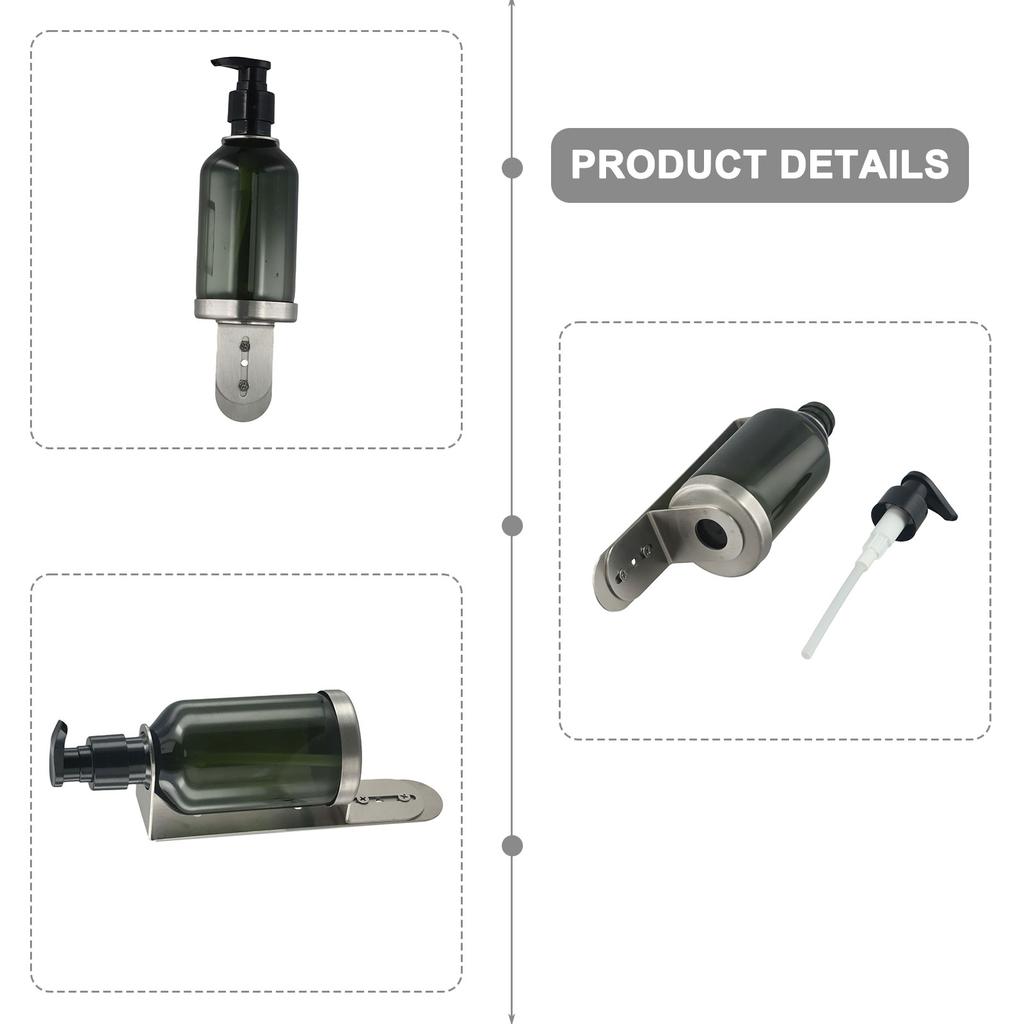 Bathroom Soap Dispenser Size As Picture Show Manual Soap Dispenser Manual Pump Secure Mounting Versatile Usage