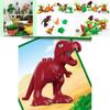 40 Stück Dino Paradies Bausteine Set Leicht Und Langlebig Für Sicheres Spielen