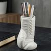 3D-gedruckter Boxhandschuh-Stiftehalter, Mattes Schreibtisch-Organisationssystem mit stabiler Basis, Hohlfach mit großer Kapazität für Stifte, Schreibwaren, Kreative Sport-Dekoration, Geschenk