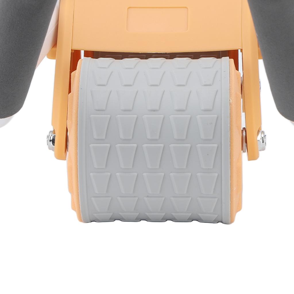 Automatic Rebound Abdominal Wheel Detachable Handle Elbow Support Ab Core Equipment Wheel for Home Orange