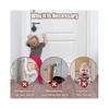 4 Pack Deadbolt Child Safety Lock,Child Proof Deadbolt Cover, Door Safety Deadbolt Lock for Kids,Child Proof Door Lock for Fits Most Deadbolt