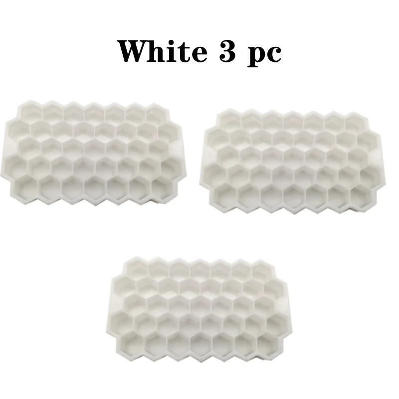 1/2/3/5Pcs Large Capacity Ice Tray Silicone Molds Honeycomb Ice Cube Molds For Chilled Drinks Whiskey Cocktails Food