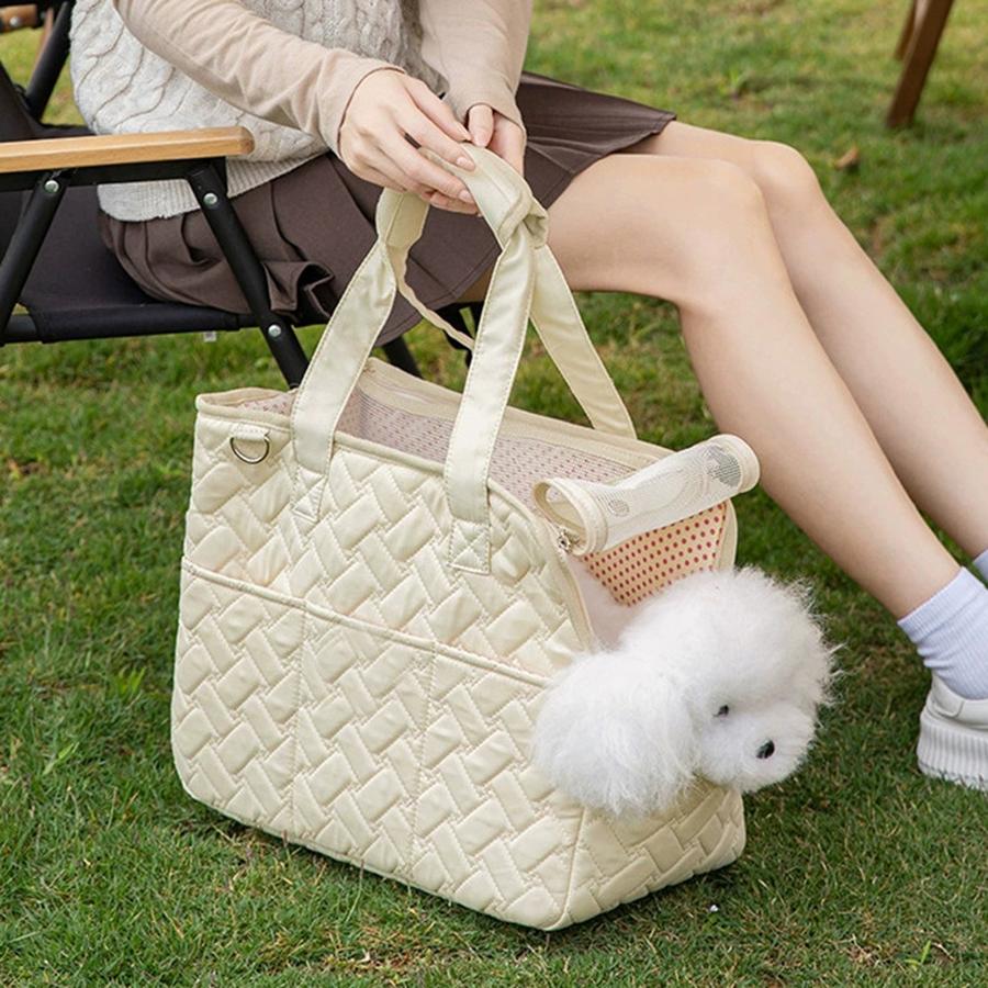 Cat Carrier Portable Breathable Car Pet Travel Bag for Small Dogs and Cats
