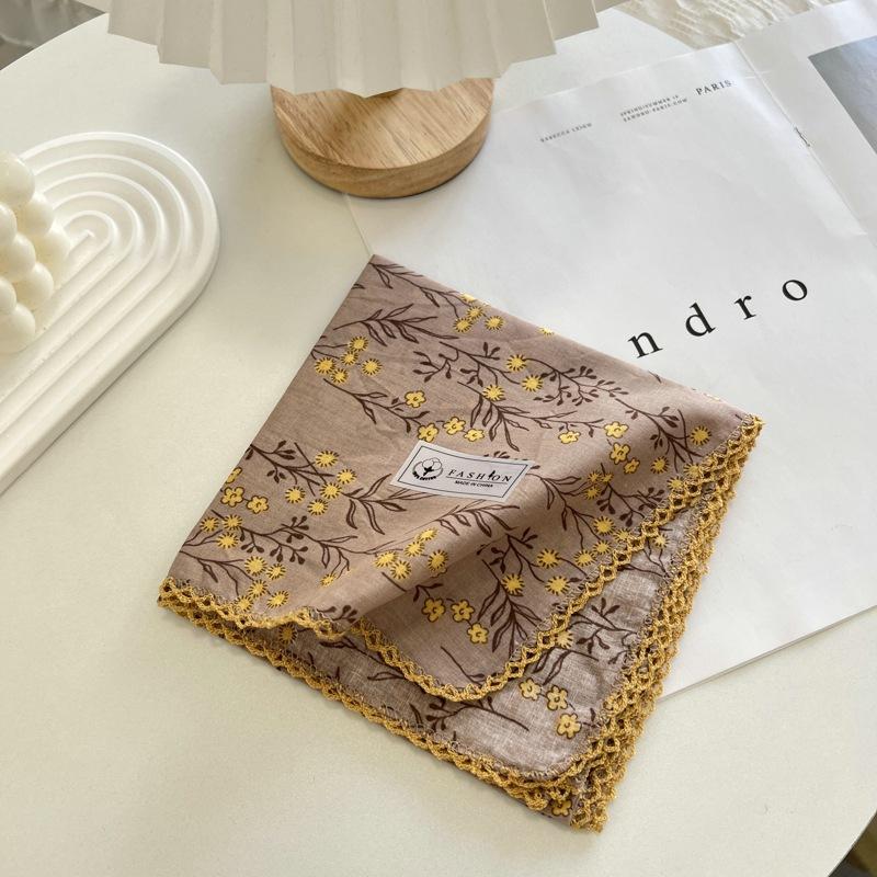 

Жіночі шарфи Бавовняна носова хустка Модна пов язка на голову Шарфи на шию 70 см 70CMX70CM хакі