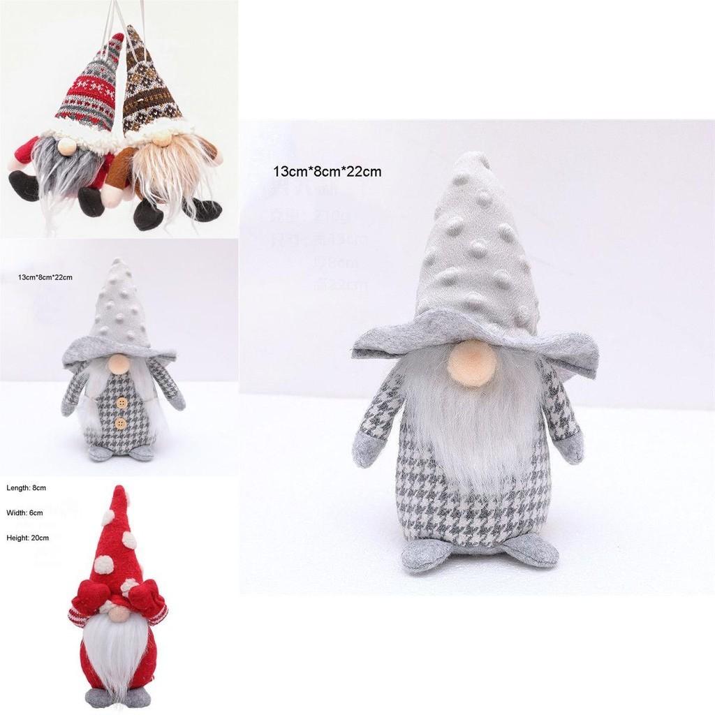 Charming Faceless Doll Christmas Decorations For Delightful Home Ornamentation