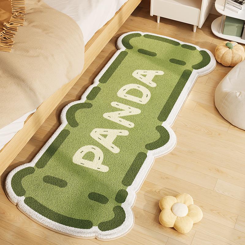 Cartoon Creative Imitation Cashmere Rug Warm Insulation Bedroom Rug Bed Blanket Large Area Fully Carpeted Home Decoration 40x120cm 16x47inch